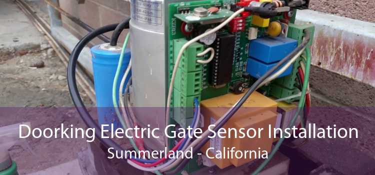 Doorking Electric Gate Sensor Installation Summerland - California