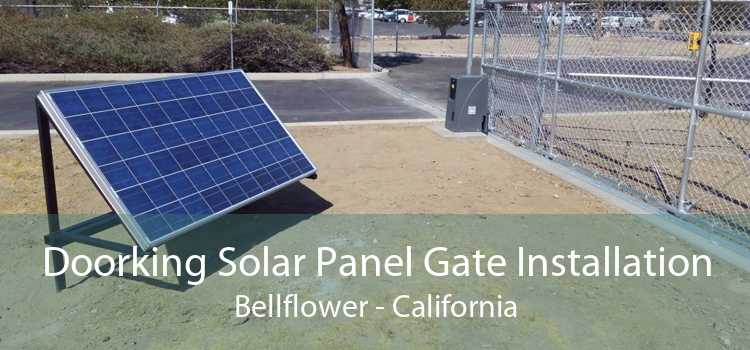 Doorking Solar Panel Gate Installation Bellflower - California