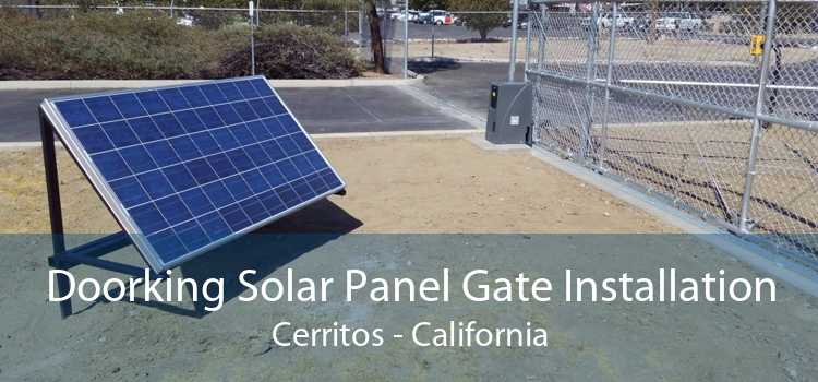 Doorking Solar Panel Gate Installation Cerritos - California