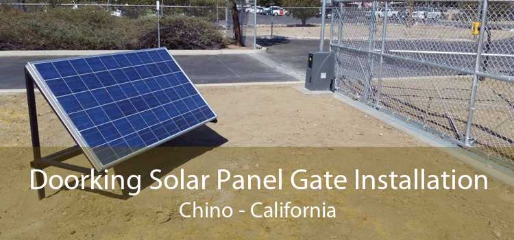 Doorking Solar Panel Gate Installation Chino - California