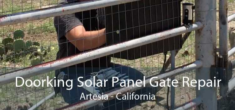 Doorking Solar Panel Gate Repair Artesia - California