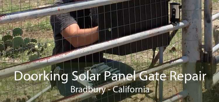 Doorking Solar Panel Gate Repair Bradbury - California