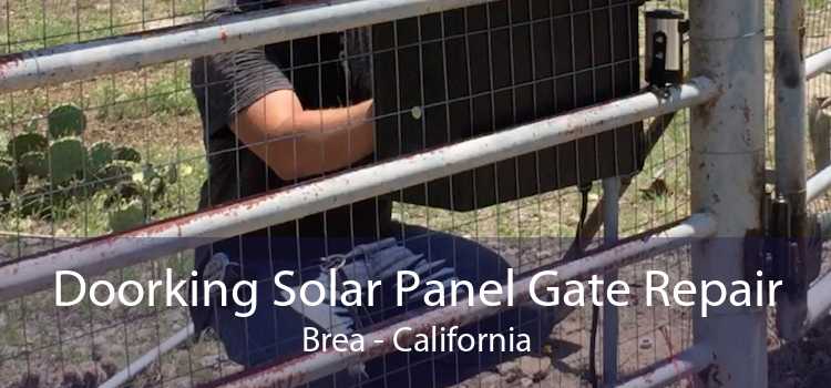 Doorking Solar Panel Gate Repair Brea - California