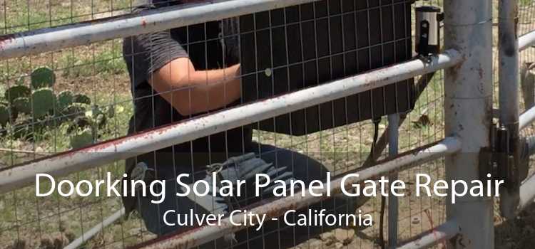 Doorking Solar Panel Gate Repair Culver City - California