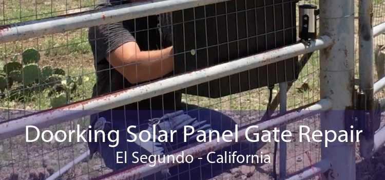 Doorking Solar Panel Gate Repair El Segundo - California