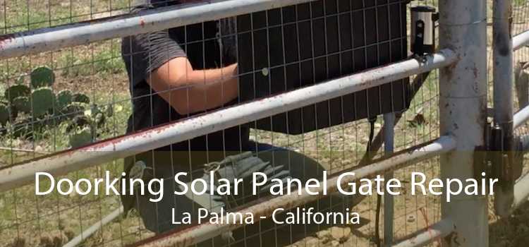 Doorking Solar Panel Gate Repair La Palma - California