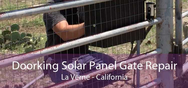 Doorking Solar Panel Gate Repair La Verne - California