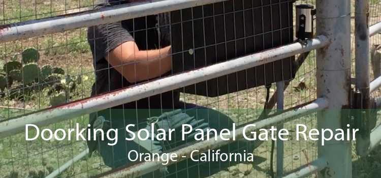 Doorking Solar Panel Gate Repair Orange - California