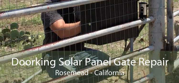 Doorking Solar Panel Gate Repair Rosemead - California