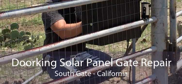 Doorking Solar Panel Gate Repair South Gate - California