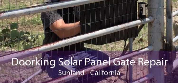 Doorking Solar Panel Gate Repair Sunland - California