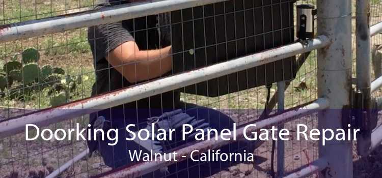 Doorking Solar Panel Gate Repair Walnut - California