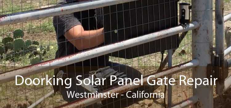 Doorking Solar Panel Gate Repair Westminster - California